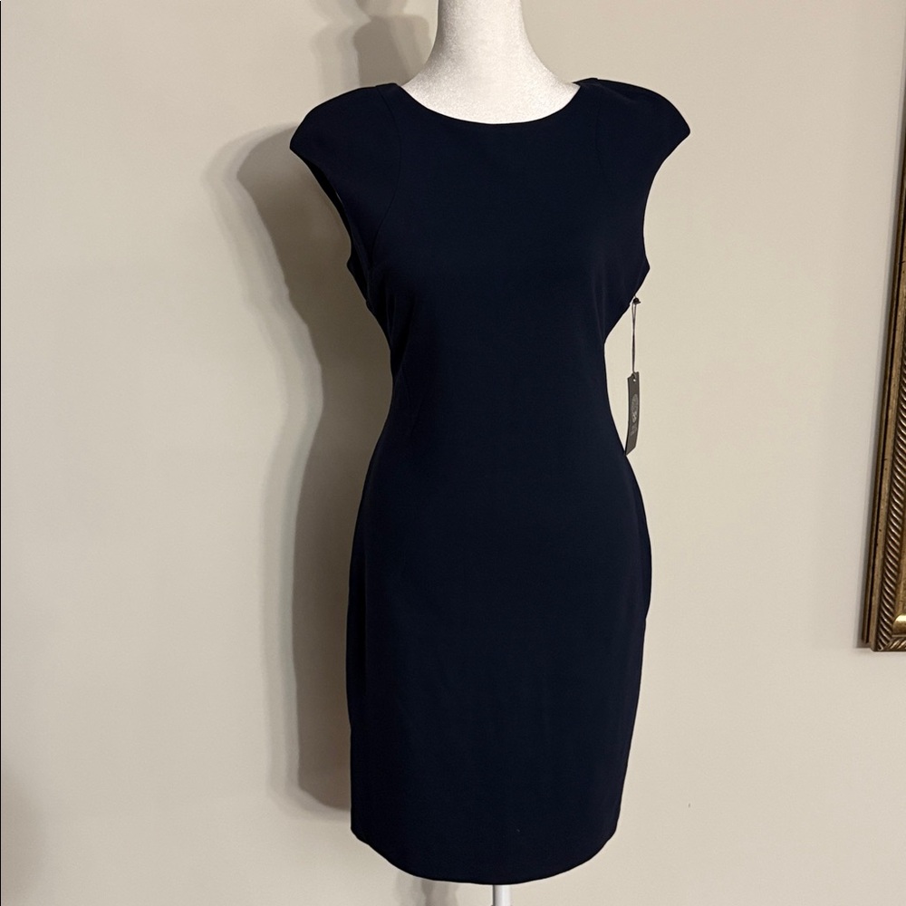 Vince Camuto Strapless Black Dress